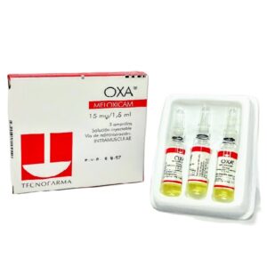 OXA – Meloxicam 15mg/1,5Ml – 3 ampollas